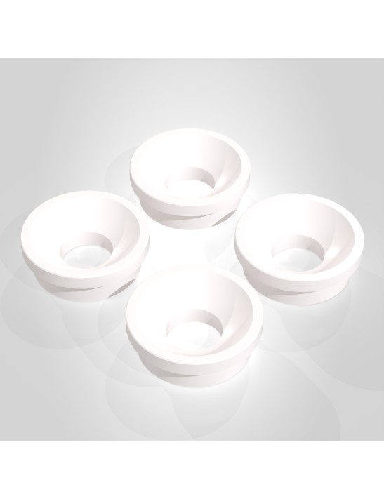 Front Upright Adjust Nut Teflon Spacers per Sworkz S35-5