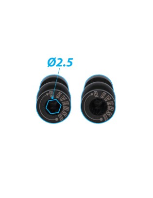Kit Balls "REVERSE" in Ergal 7075-T6 for Team Associated RC8B3.1