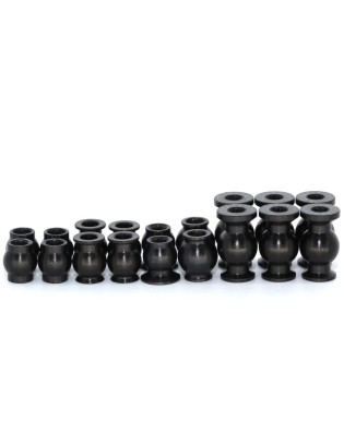 Kit Balls "REVERSE" in Ergal 7075-T6 for Mugen Seiki MBX8