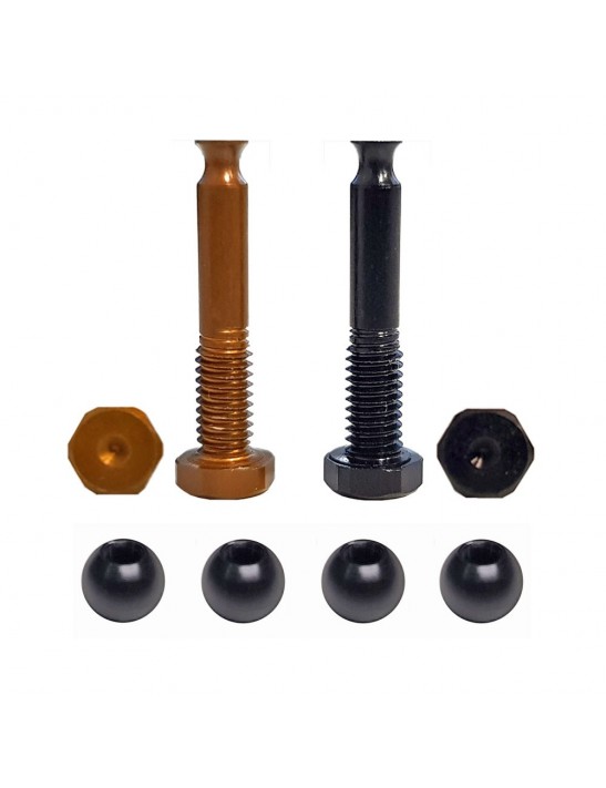 Shock Pins in Ergal 7075-T6 for HB Racing D817 V2