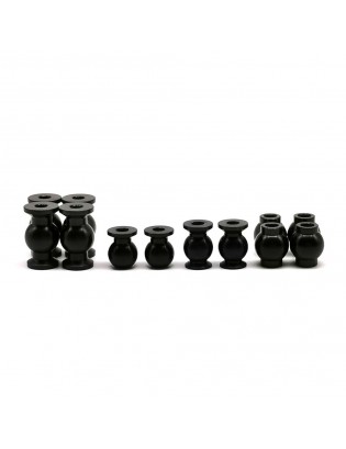 Kit Steering Balls "REVERSE" in Ergal 7075-T6 for Kyosho MP10