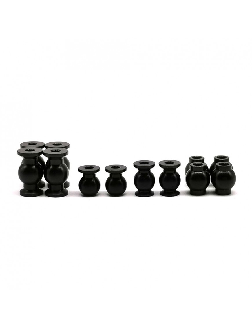 Kit Steering Balls "REVERSE" in Ergal 7075-T6 for Kyosho MP10
