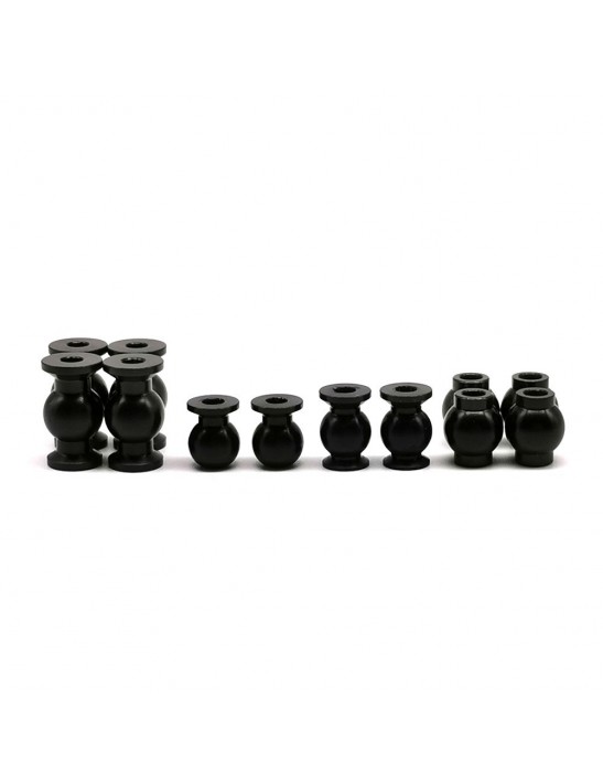 Kit Steering Balls "REVERSE" in Ergal 7075-T6 for Kyosho MP10