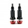 Kit Supporti Ammortizzatori +5 in Ergal 7075-T6 per Sworkz S35-3/S35-3E/S35-GT