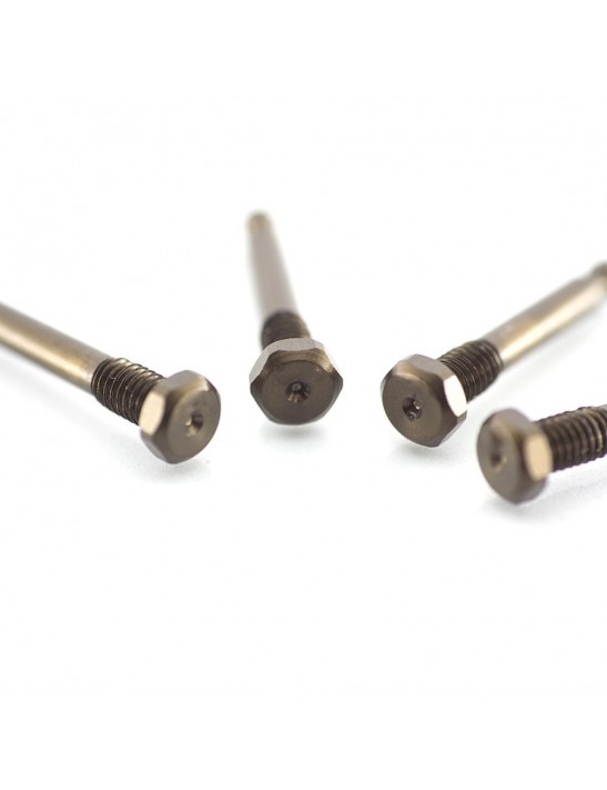 ONG Threaded Shock Pins in Ergal 7075-T6 for Team Associated RC8B3.2